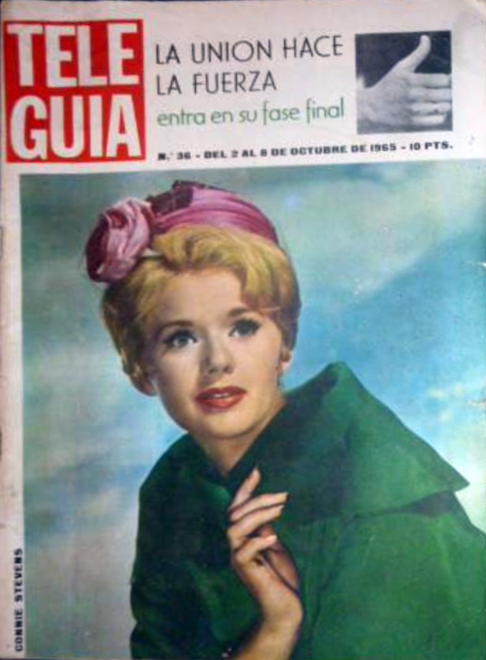 TELE GUIA magazine side cover Issue 36 2 October 1965