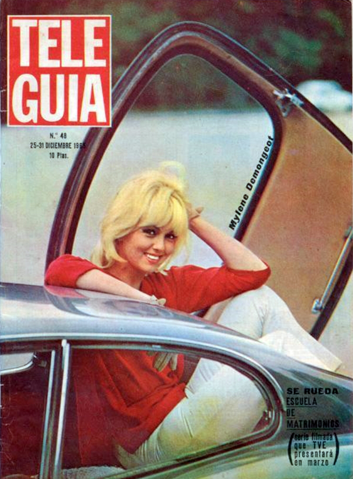 TELE GUIA magazine side cover Issue 48 25 December 1965