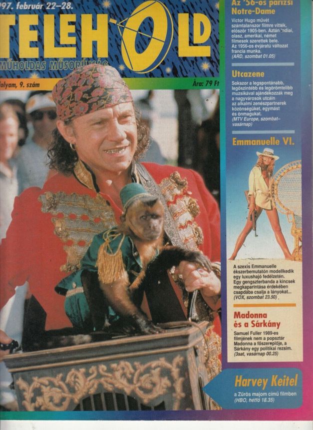 TELEHOLD magazine side cover 22 February 1997