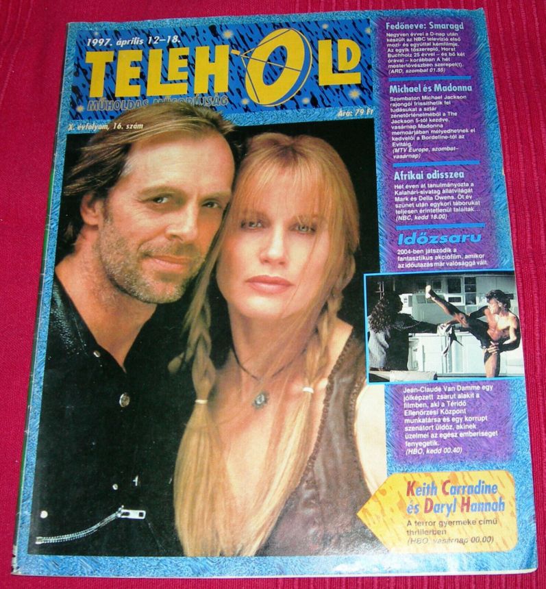 TELEHOLD magazine side cover 12 April 1997