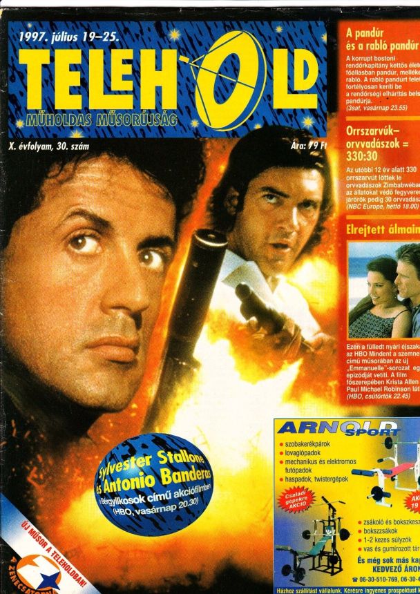 TELEHOLD magazine side cover 19 July 1997