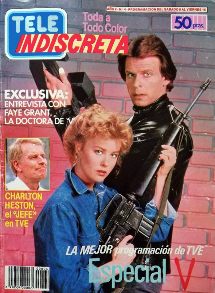 TELE INDISCRETA magazine side cover Issue 4 9 June 1985