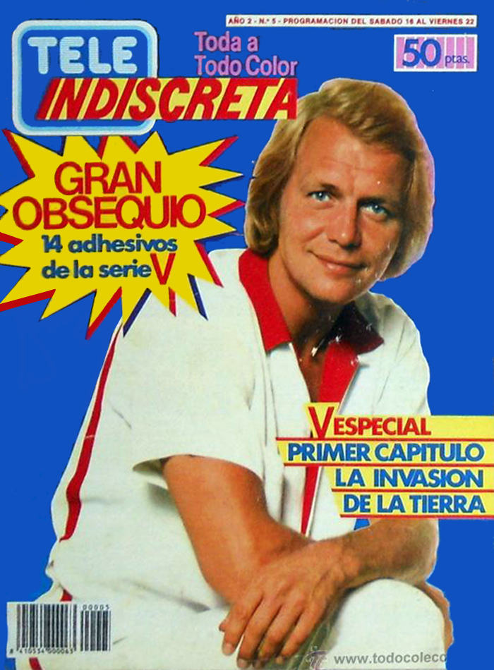 TELE INDISCRETA magazine side cover Issue 5 16 June 1985
