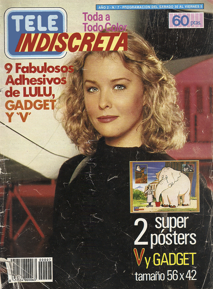 TELE INDISCRETA magazine side cover Issue 7 30 June 1985