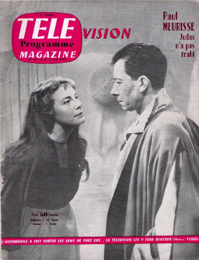 TELE MAGAZINE magazine side cover Issue 28 6 May 1956