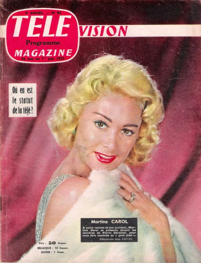 TELE MAGAZINE magazine side cover Issue 83 26 May 1957