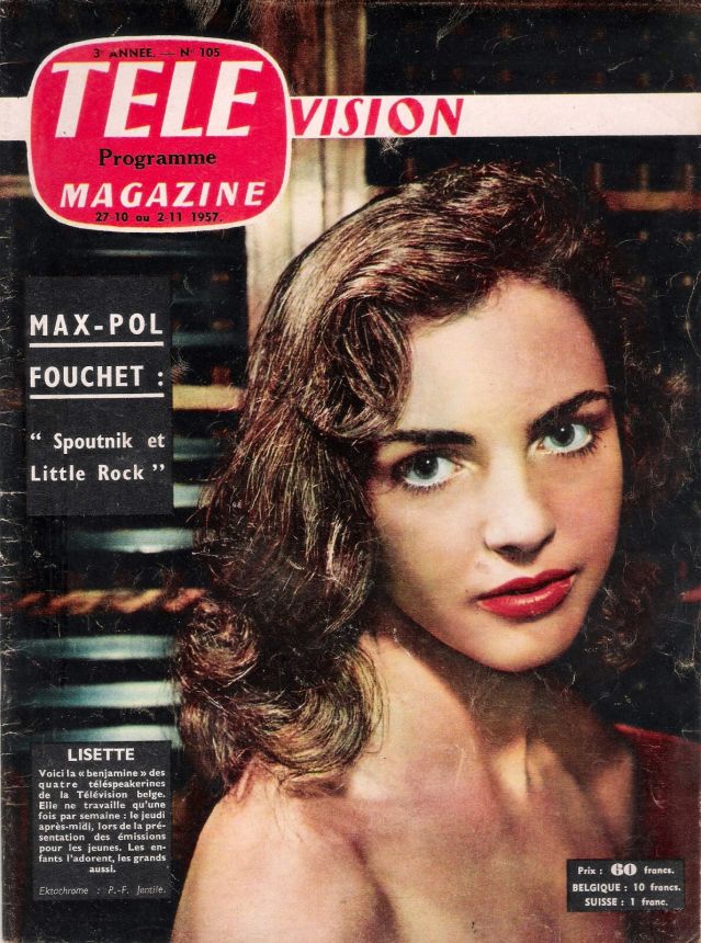 TELE MAGAZINE magazine side cover Issue 105 27 October 1957