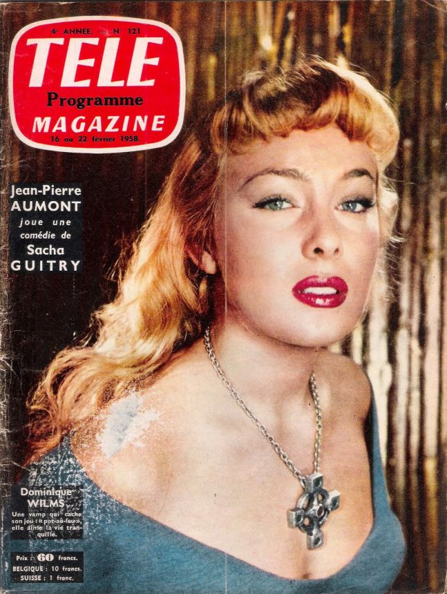 TELE MAGAZINE magazine side cover Issue 121 16 February 1958