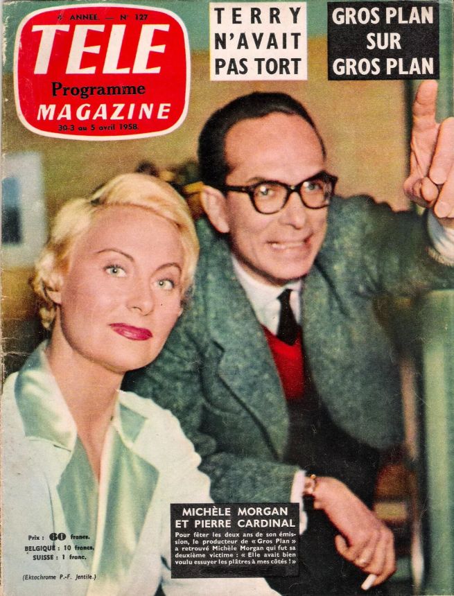 TELE MAGAZINE magazine side cover Issue 127 30 March 1958