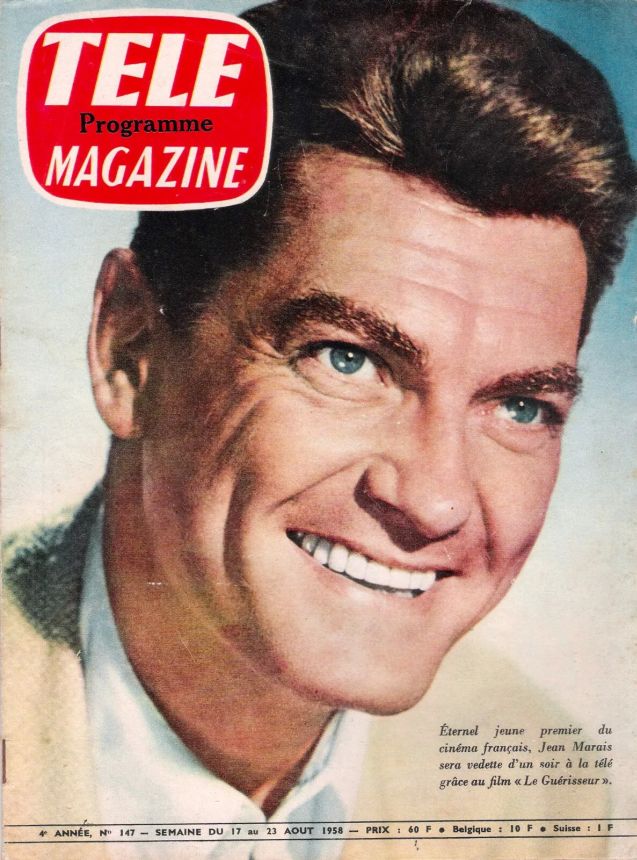 TELE MAGAZINE magazine side cover Issue 147 17 August 1958