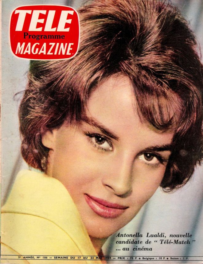 TELE MAGAZINE magazine side cover Issue 186 17 May 1959