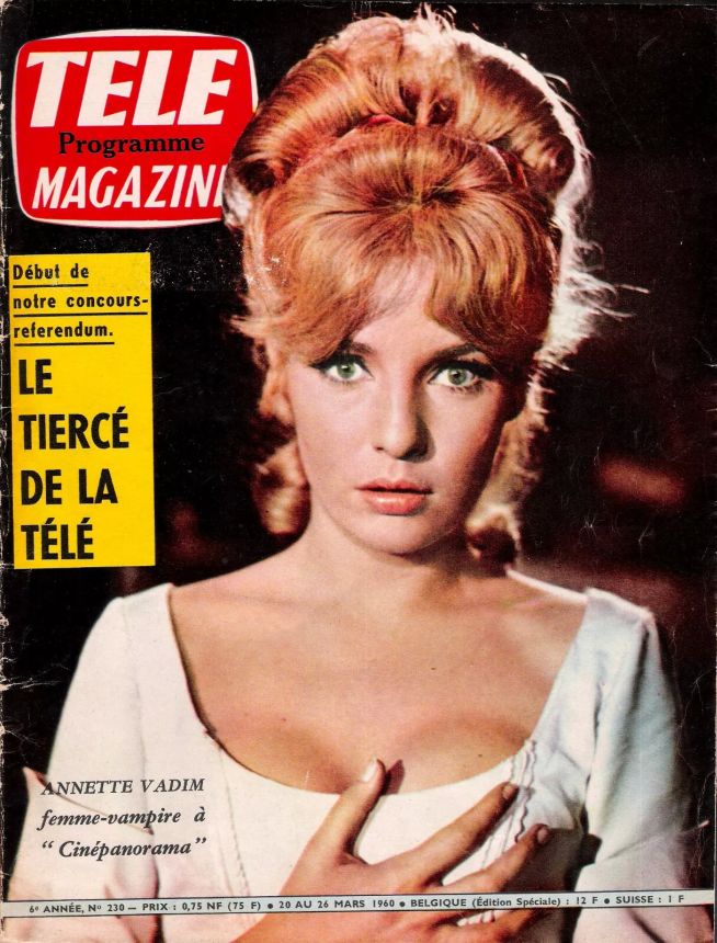 TELE MAGAZINE magazine side cover Issue 230 20 March 1960