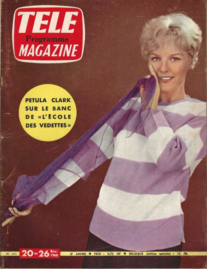 TELE MAGAZINE magazine side cover Issue 265 20 November 1960