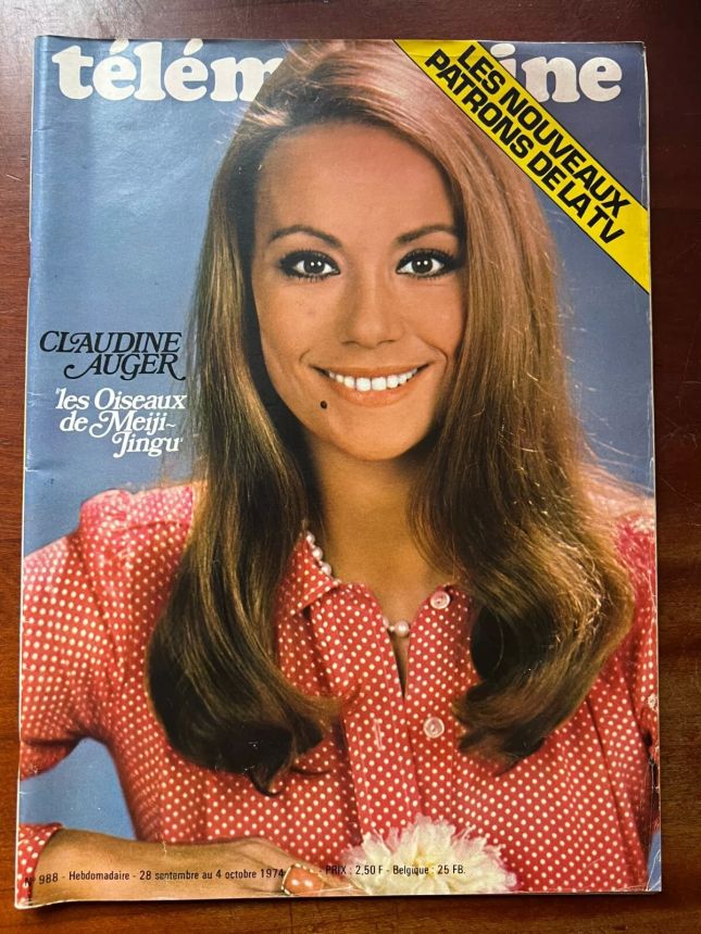 TELE MAGAZINE magazine side cover Issue 988 28 September 1974