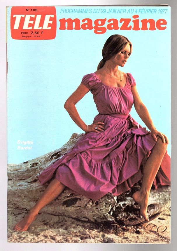TELE MAGAZINE magazine side cover Issue 1108 29 January 1977