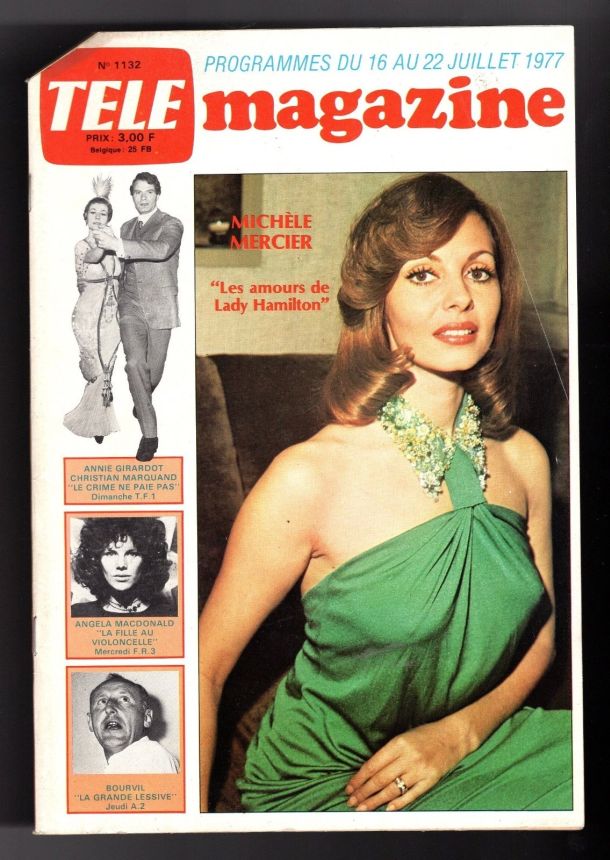TELE MAGAZINE magazine side cover Issue 1132 16 July 1977