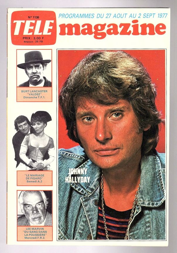 TELE MAGAZINE magazine side cover Issue 1138 27 August 1977
