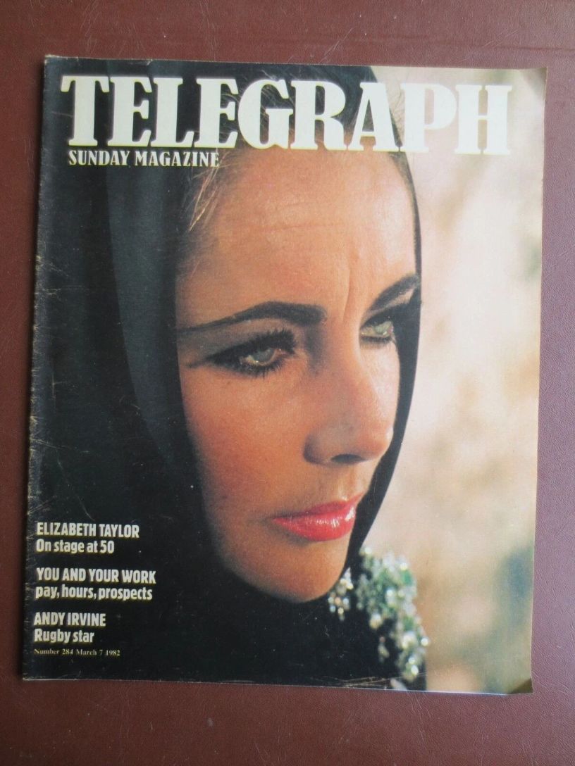 DAILY TELEGRAPH MAGAZINE magazine side cover Issue 284 7 March 1982