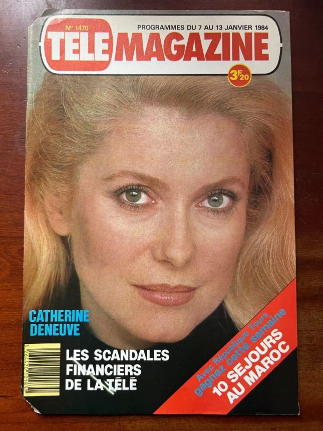 TELE MAGAZINE magazine side cover Issue 1470 7 January 1984