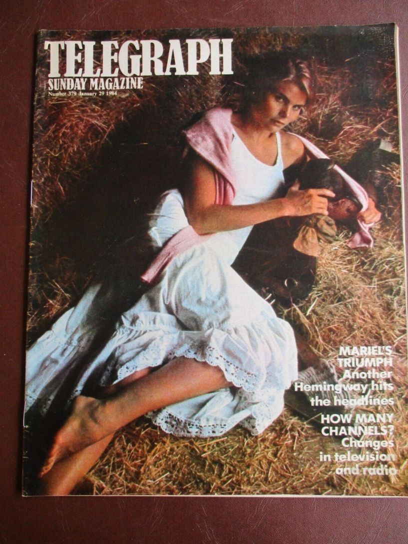 DAILY TELEGRAPH MAGAZINE magazine side cover Issue 379 29 January 1984
