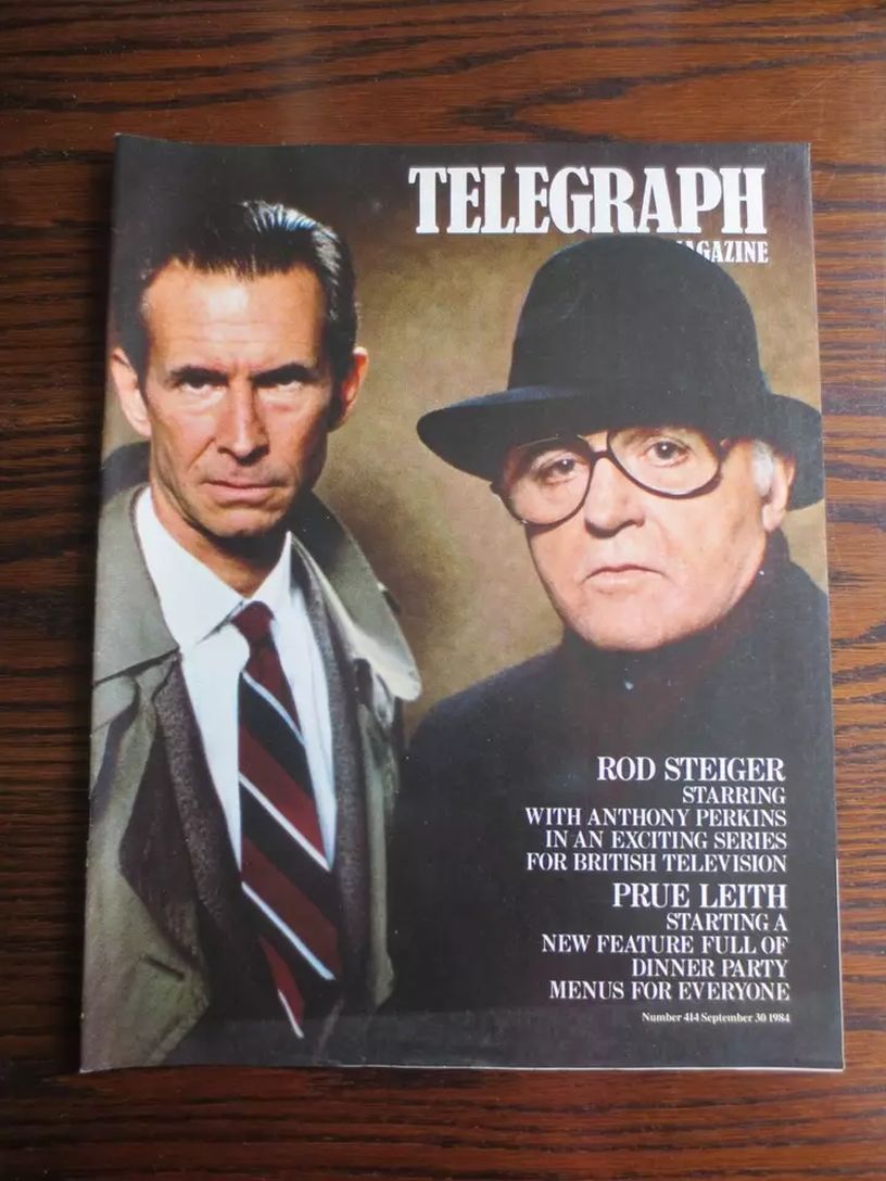 DAILY TELEGRAPH MAGAZINE magazine side cover Issue 414 30 September 1984