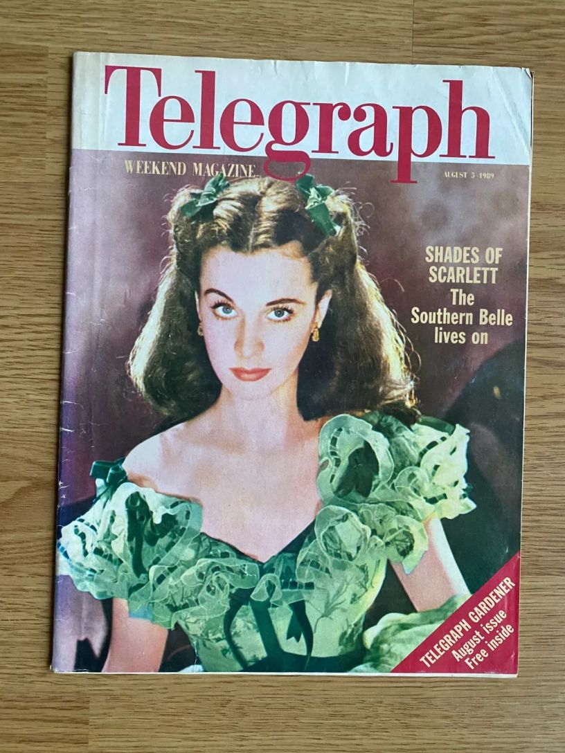 DAILY TELEGRAPH MAGAZINE magazine side cover 5 August 1989