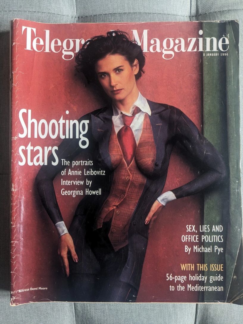 DAILY TELEGRAPH MAGAZINE magazine side cover 8 January 1994