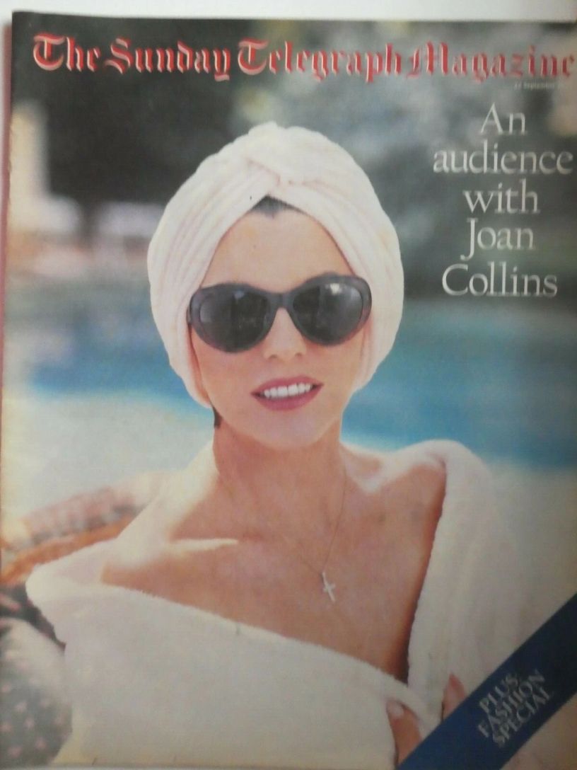 DAILY TELEGRAPH MAGAZINE magazine side cover 22 September 1996