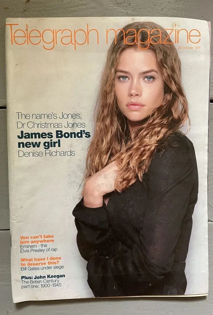 DAILY TELEGRAPH MAGAZINE magazine side cover 30 October 1999