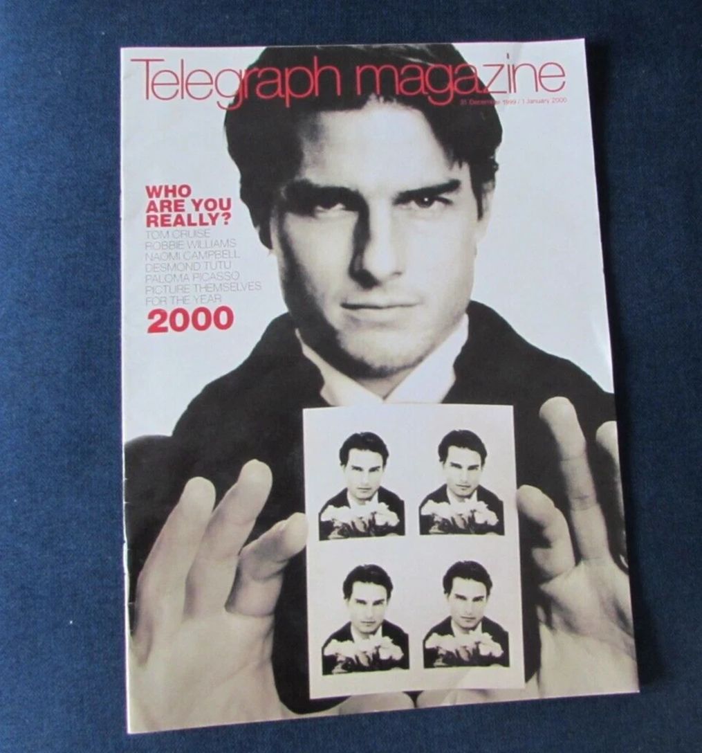 DAILY TELEGRAPH MAGAZINE magazine side cover 31 December 1999
