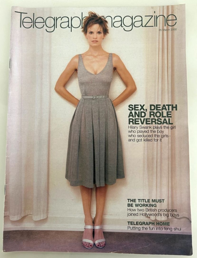 DAILY TELEGRAPH MAGAZINE magazine side cover 25 March 2000