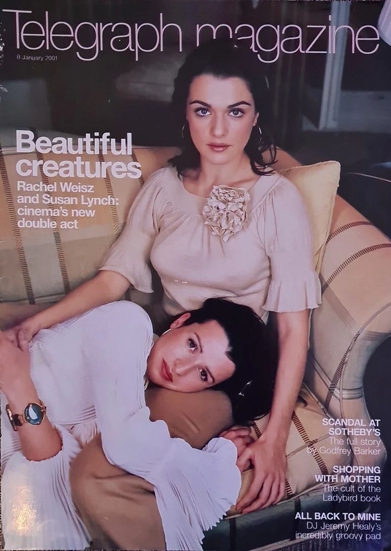 DAILY TELEGRAPH MAGAZINE magazine side cover 6 January 2001