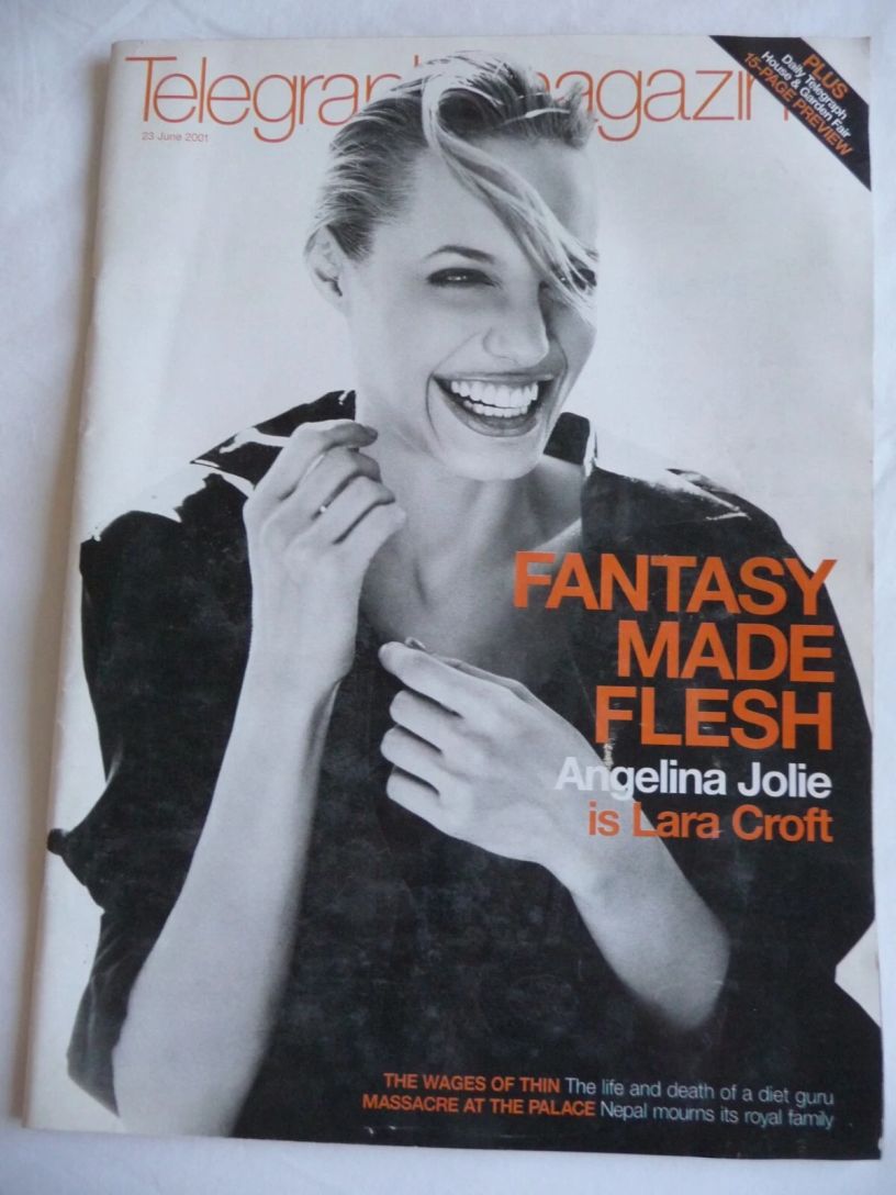 DAILY TELEGRAPH MAGAZINE magazine side cover 23 June 2001