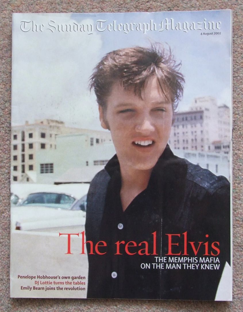 DAILY TELEGRAPH MAGAZINE magazine side cover 4 August 2002