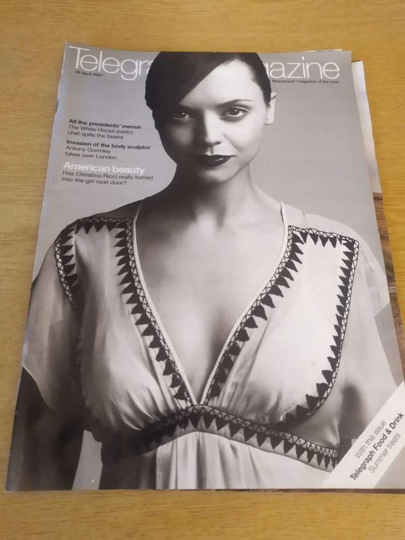 DAILY TELEGRAPH MAGAZINE magazine side cover 28 April 2007