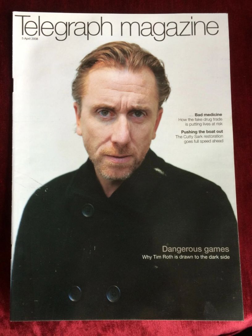 DAILY TELEGRAPH MAGAZINE magazine side cover 5 April 2008