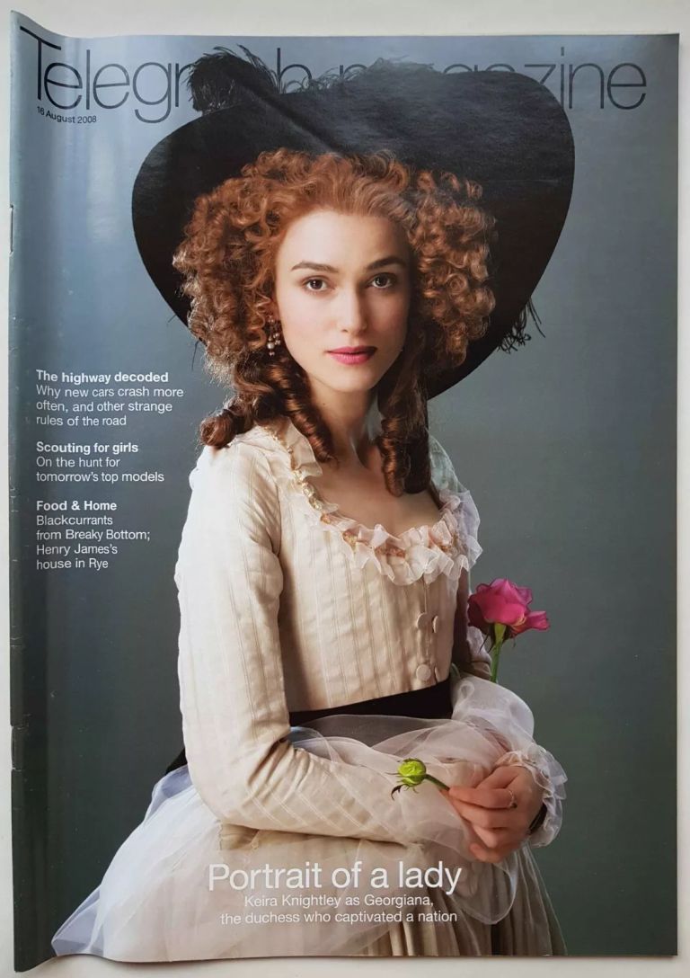 DAILY TELEGRAPH MAGAZINE magazine side cover 16 August 2008