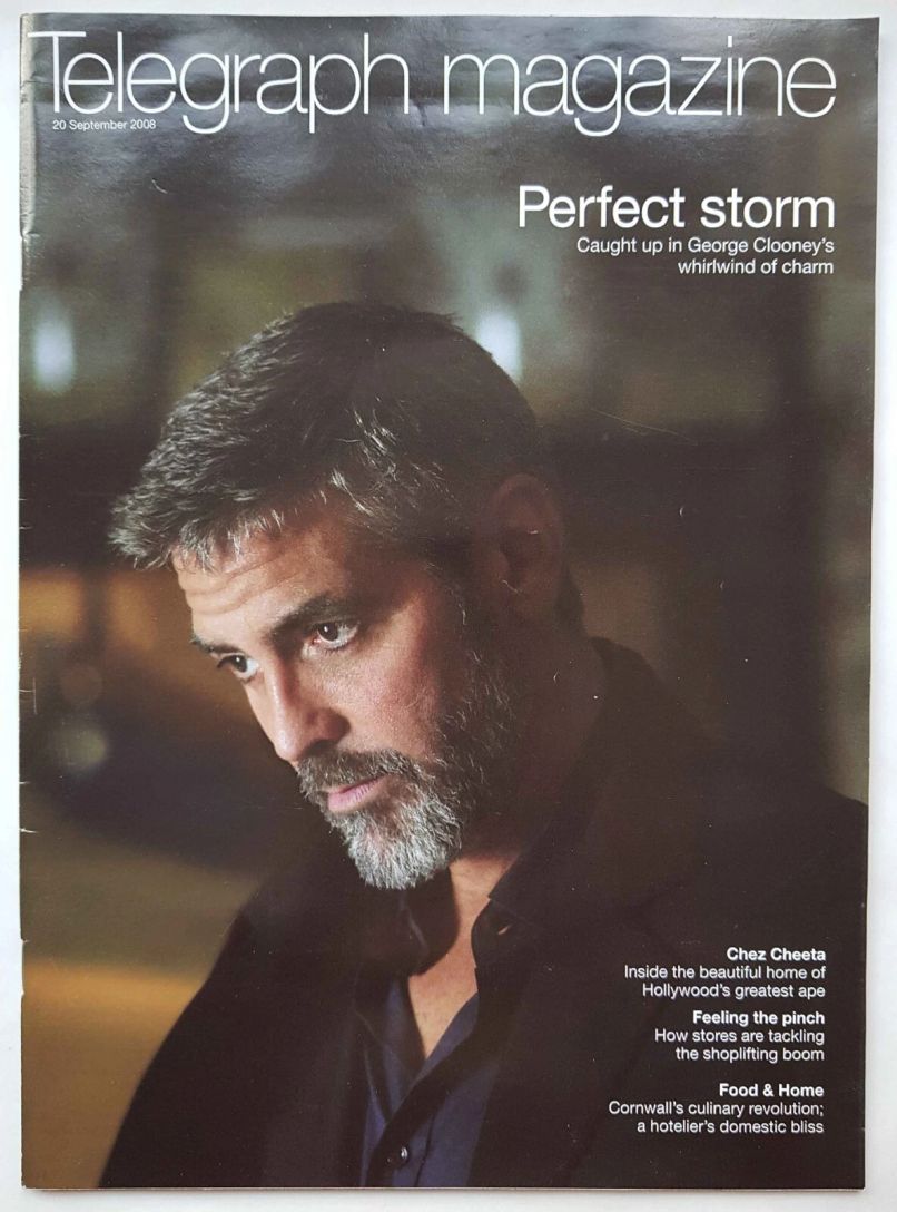 DAILY TELEGRAPH MAGAZINE magazine side cover 20 September 2008