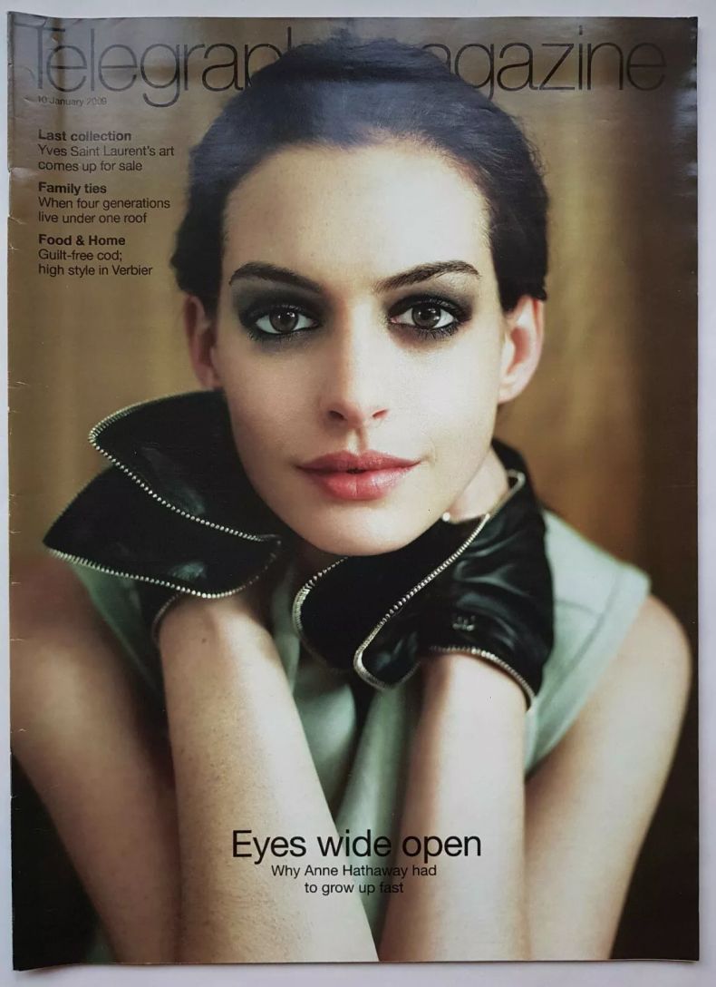 DAILY TELEGRAPH MAGAZINE magazine side cover 10 January 2009