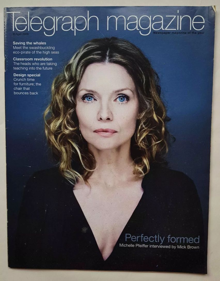 DAILY TELEGRAPH MAGAZINE magazine side cover 18 April 2009