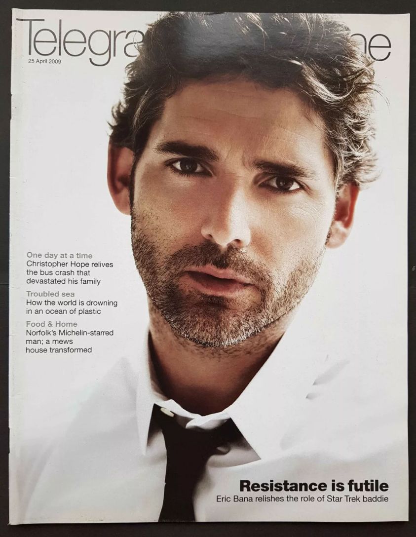 DAILY TELEGRAPH MAGAZINE magazine side cover 25 April 2009