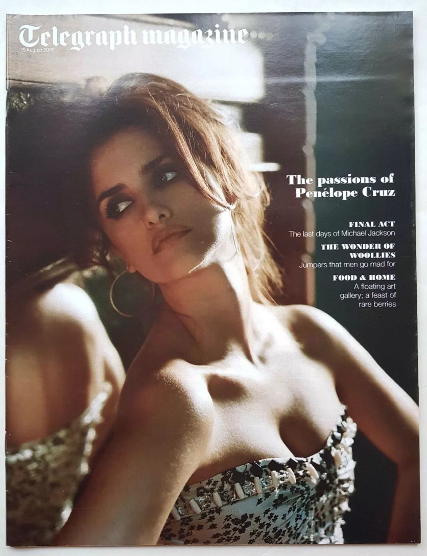 DAILY TELEGRAPH MAGAZINE magazine side cover 15 August 2009