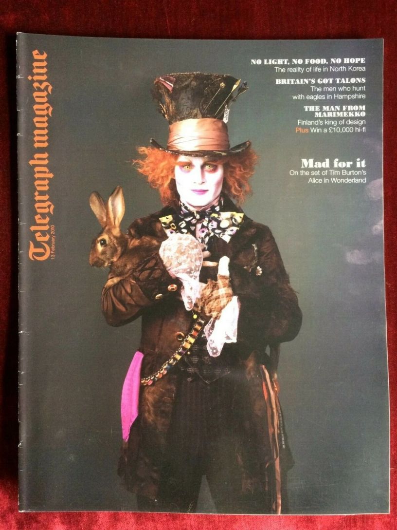 DAILY TELEGRAPH MAGAZINE magazine side cover 13 February 2010