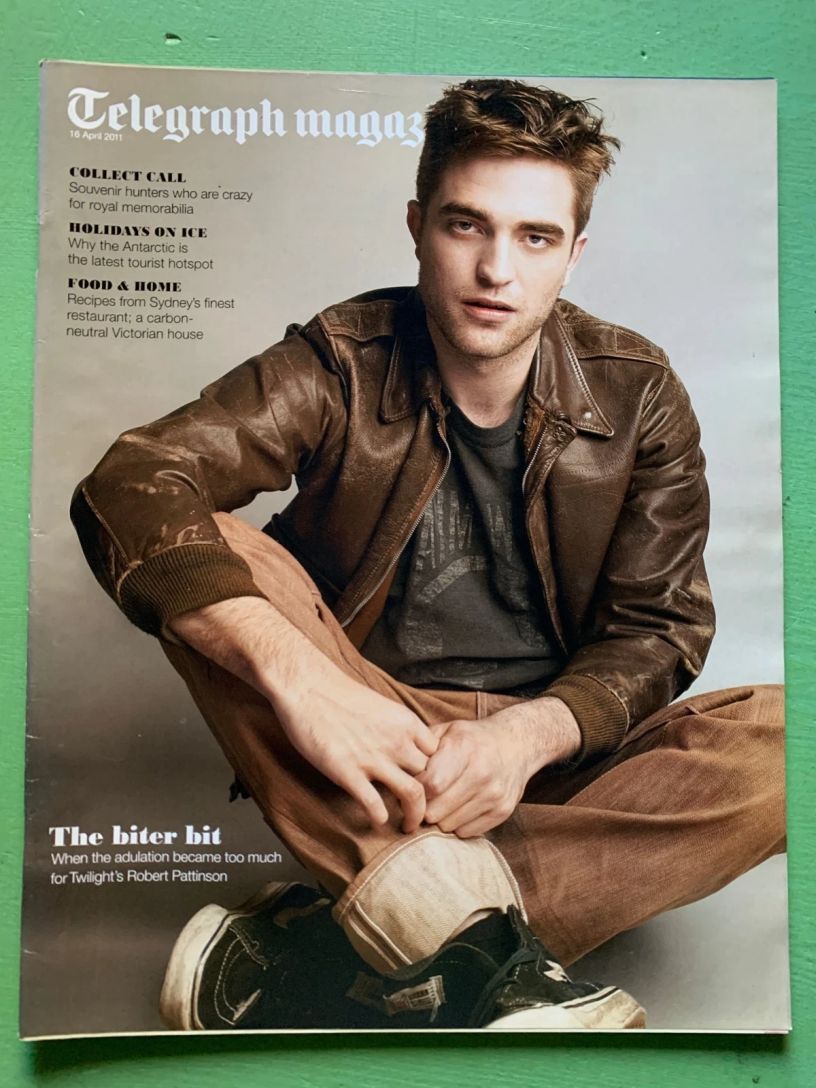 DAILY TELEGRAPH MAGAZINE magazine side cover 16 April 2011