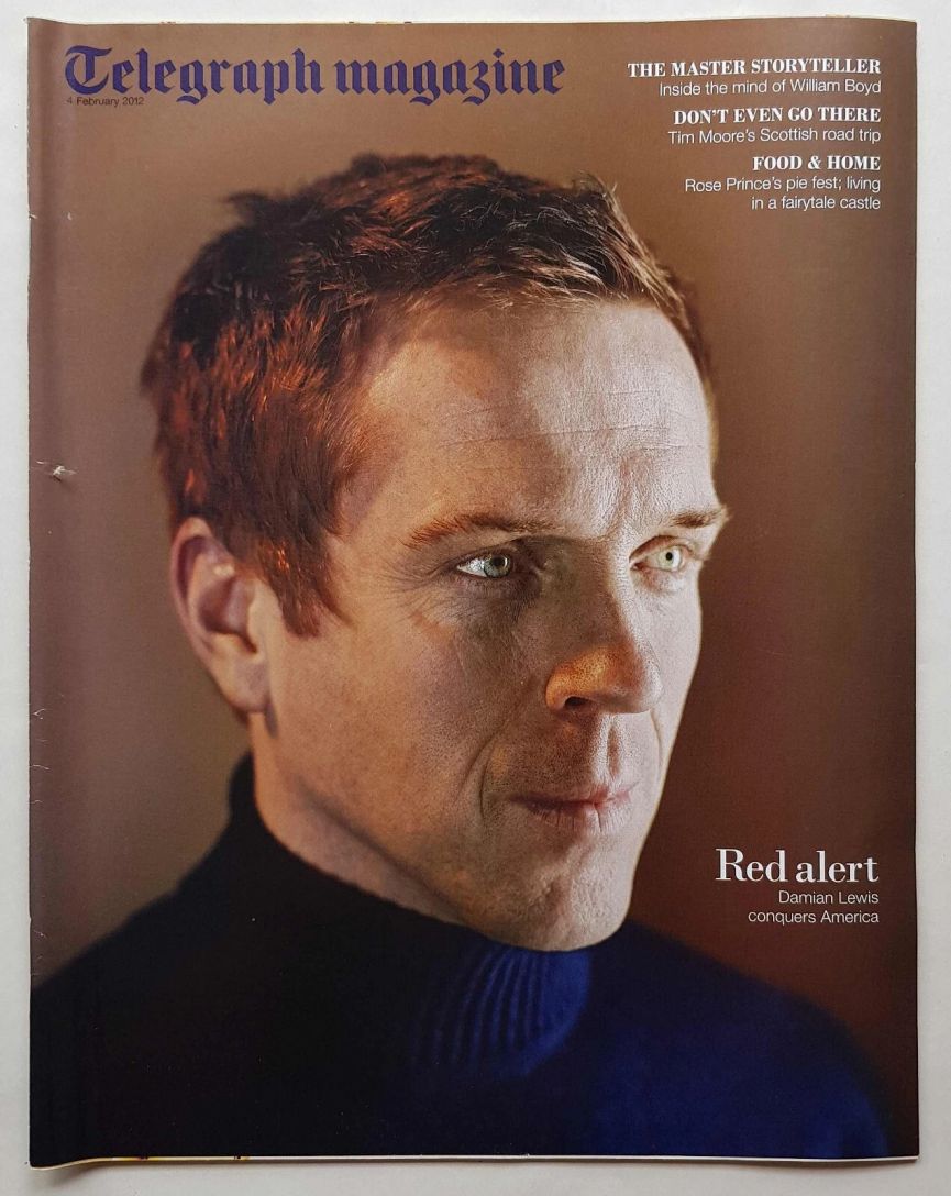 DAILY TELEGRAPH MAGAZINE magazine side cover 4 February 2012
