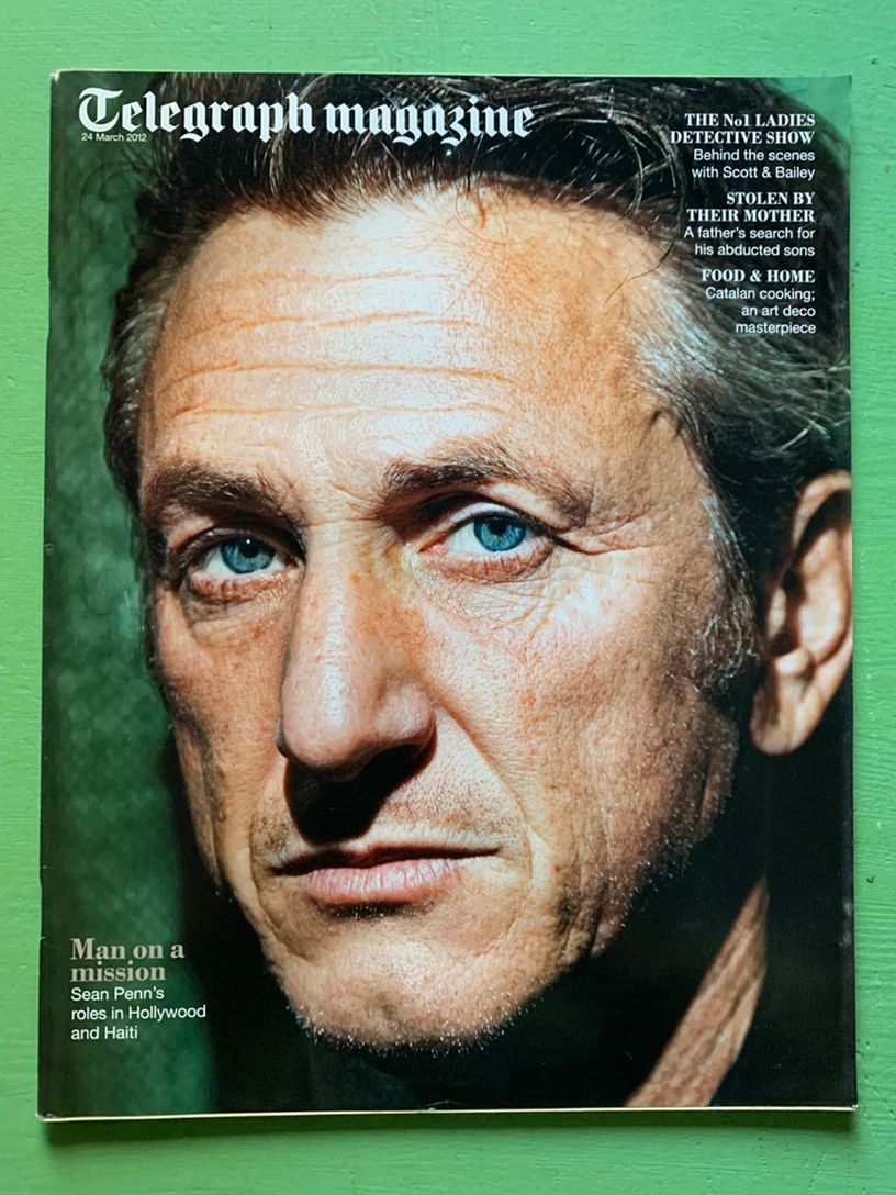 DAILY TELEGRAPH MAGAZINE magazine side cover 24 March 2012
