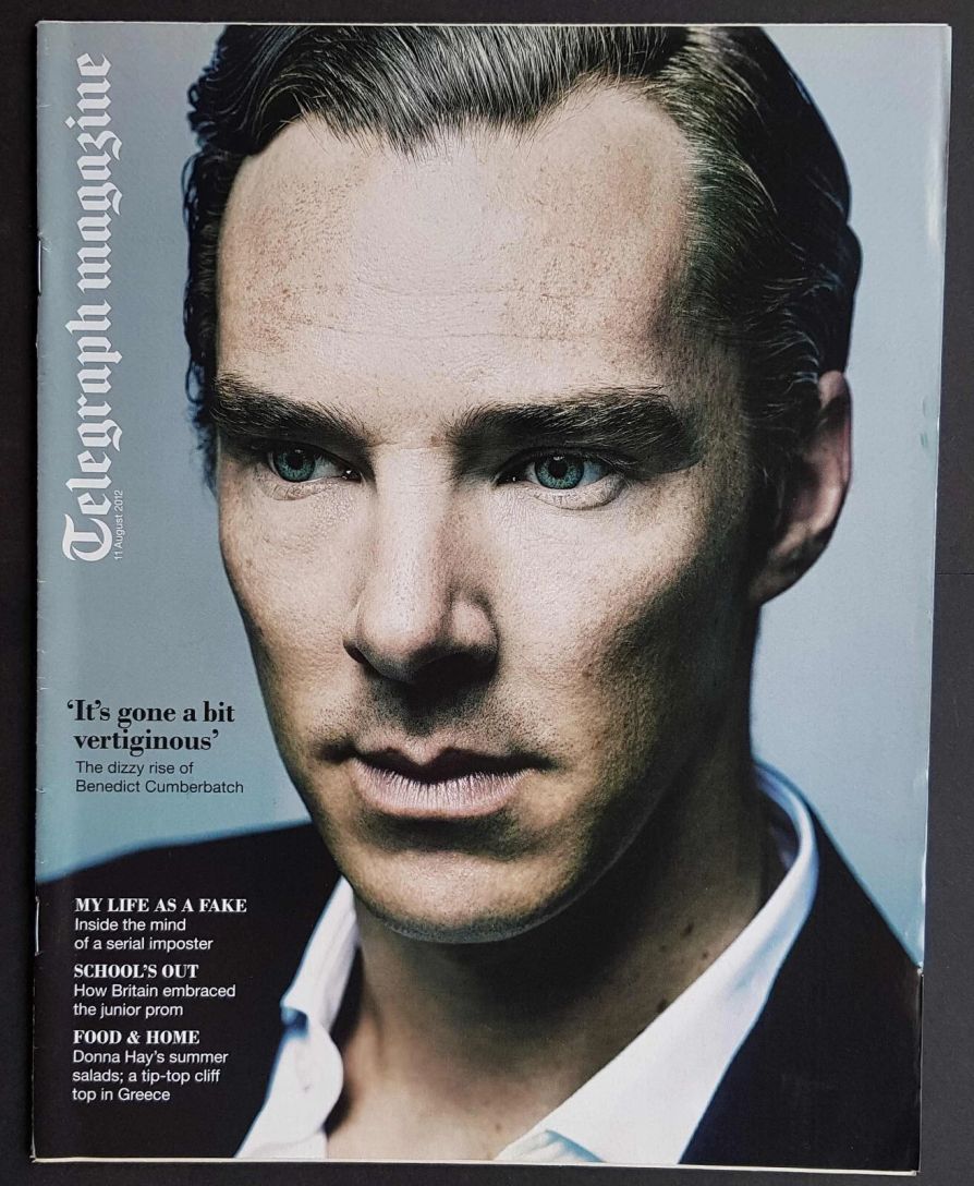 DAILY TELEGRAPH MAGAZINE magazine side cover 11 August 2012