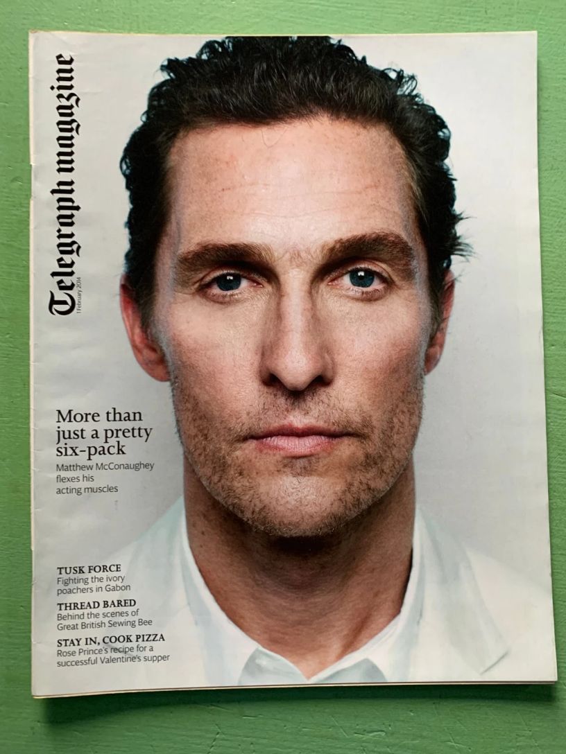 DAILY TELEGRAPH MAGAZINE magazine side cover 1 February 2014