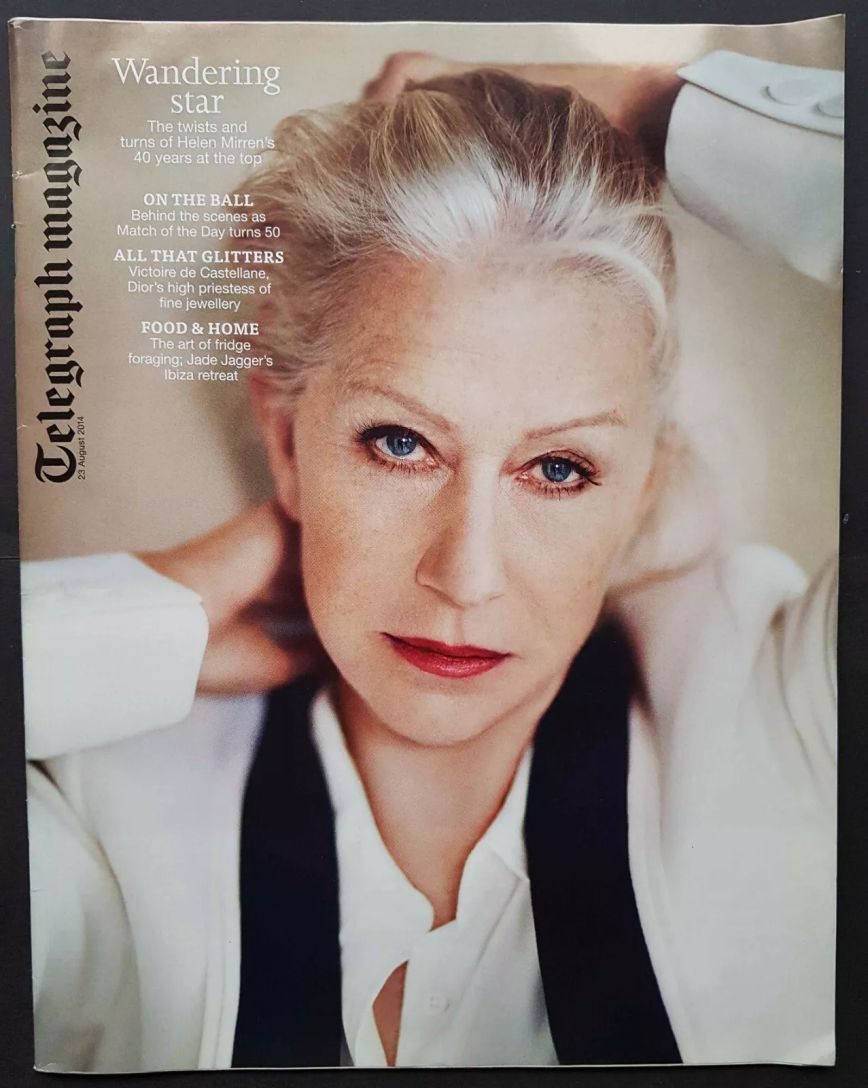 DAILY TELEGRAPH MAGAZINE magazine side cover 23 August 2014