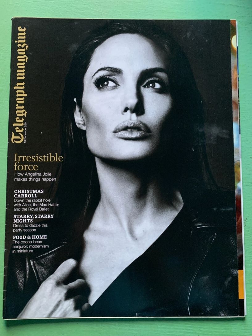 DAILY TELEGRAPH MAGAZINE magazine side cover 13 December 2014
